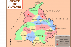 Map of todays Punjab